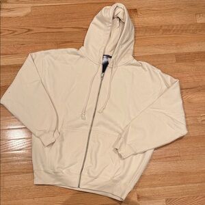 Brandy Melville Cream Hoodie